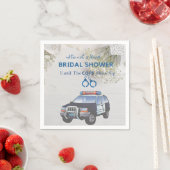 Funny Brautparty bis die Polizisten auftauchen Serviette (Beispiel)