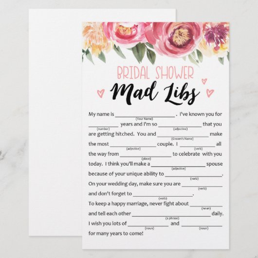 Funny Brautparty oder Hen Party (Vorne/Hinten)