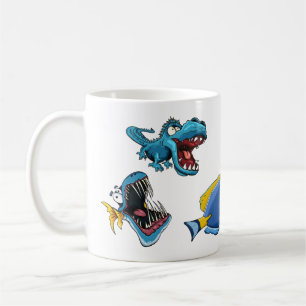 Funny Brave Kid Tasse Ocean Sea Shark Fish Tale Ge