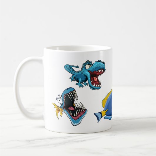 Funny Brave Kid Tasse Ocean Sea Shark Fish Tale Ge (Links)