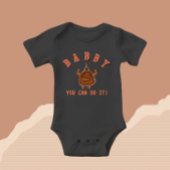 Funny Brawn kack Baby Strampler