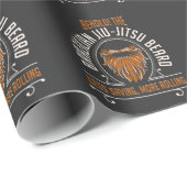 Funny Brazilian Jiu Jitsu Zitat für Bart Wearl Geschenkpapier (Rolleneckpunkt)