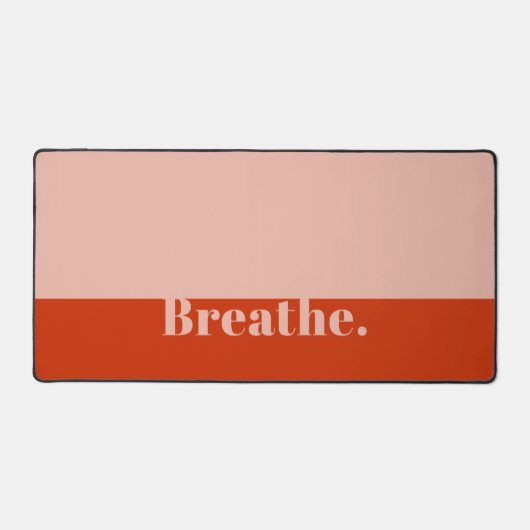 Funny Breaadern Modernes Minimalistisches kühnes O Schreibtischunterlage (Vorderseite)