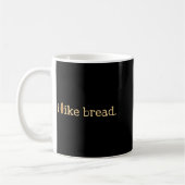 Funny Bread Lover Minimalist Sourdough Baking Kaffeetasse (Links)