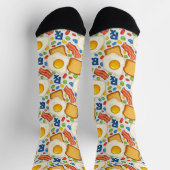 Funny Breakfast & Pills Pharmacy Socken (Oben)