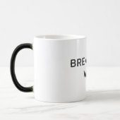 Funny Breakfast Wein personalisiert Verwandlungstasse (Links)