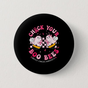 Funny Breast Cancer Awareness Halloween Shirts Wom Button