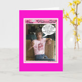 Funny Breast Cancer Card Karte (Gelbe Blume)