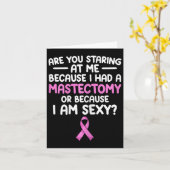 Funny Breast Cancour Survivor Masektomie Karte (Gelbe Blume)