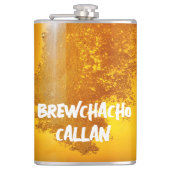 Funny Brewchacho Flachmann (Vorderseite)