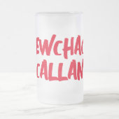 Funny Brewchacho Mattglas Bierglas (Mittel)