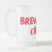 Funny Brewchacho Mattglas Bierglas (Links)