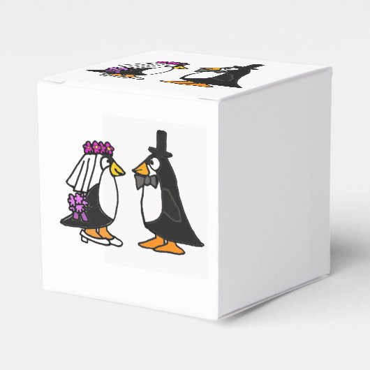 Funny Briand Groom Pinguin Fevor Box Geschenkschachtel (Vorderseite)