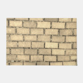 Funny Brick Bodenstruktur Muster Foto modern Fußmatte (Vorderseite)
