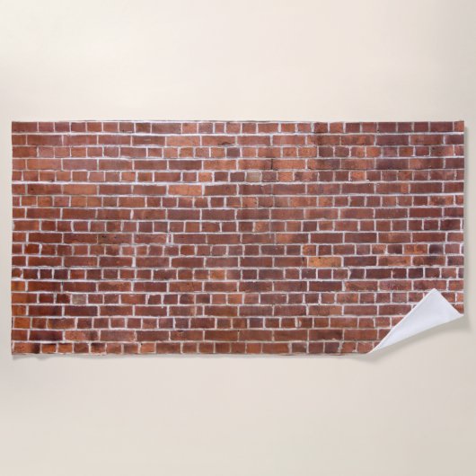 Funny Brick Wall Strandtuch (Vorderseite)