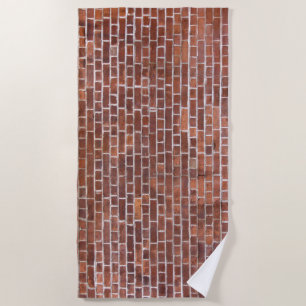 Funny Brick Wall Strandtuch