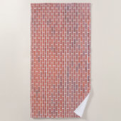 Funny Brick Wall Strandtuch (Vorderseite)