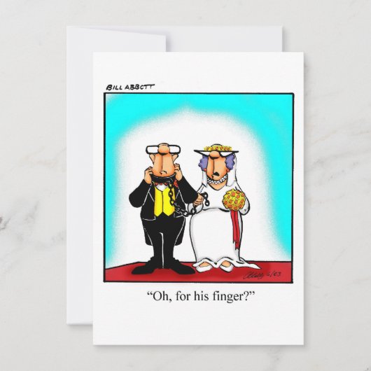 Funny Bridal Shower Einladung (Vorderseite)