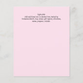 Funny Bridal Shower Einladungen Bubbles in Brews Flyer (Hinten)