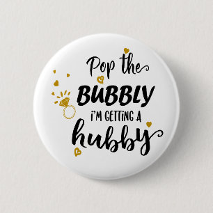 Funny Bride Frau Wedding Brautparty Verlobung Button