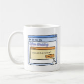 Funny Bride & Groom Geschenk für Bachelor Party Sp Kaffeetasse (Links)