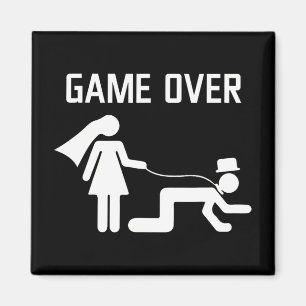 Funny Bride Groom Wedding Bachelor Bachelorette Pa Magnet