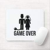 Funny Bride Groom Wedding Bachelor Bachelorette Pa Mousepad (Mit Mouse)