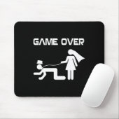 Funny Bride Groom Wedding Bachelor Bachelorette Pa Mousepad (Mit Mouse)