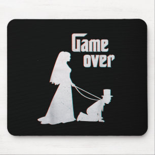 Funny Bride Groom Wedding Bachelor Mousepad