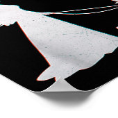 Funny Bride Groom Wedding Bachelor Poster (Ecke)