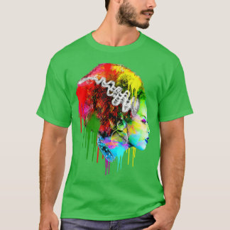 Funny Bride Halloween, farbenfrohe Moderne Bride53 T-Shirt