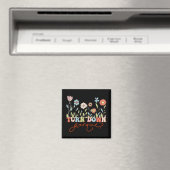 Funny Bride Junggeselinnen-Abschied Bride Floral T Magnet (In Situ (Geschirrspüler))