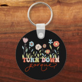 Funny Bride Junggeselinnen-Abschied Bride Floral T Schlüsselanhänger (Vorderseite)