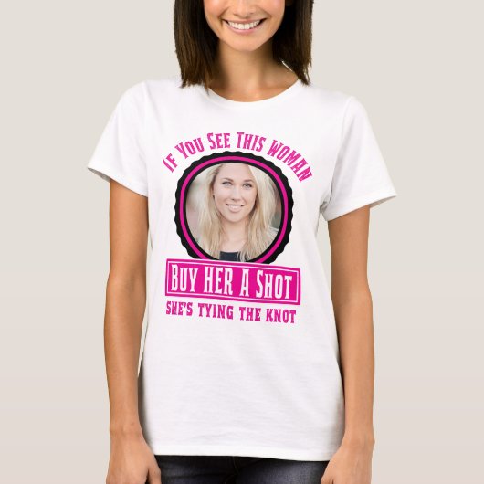 Funny Bride Junggeselinnen-Abschied T-Shirt (Vorderseite)