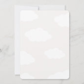 Funny, bride on cloud wine bridal shower einladung (Rückseite)