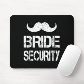 Funny Bride Security Kids Wedding Party Bacheloret Mousepad (Mit Mouse)