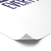 Funny Bride To Be Everything Is Under Control Gift Poster (Ecke)