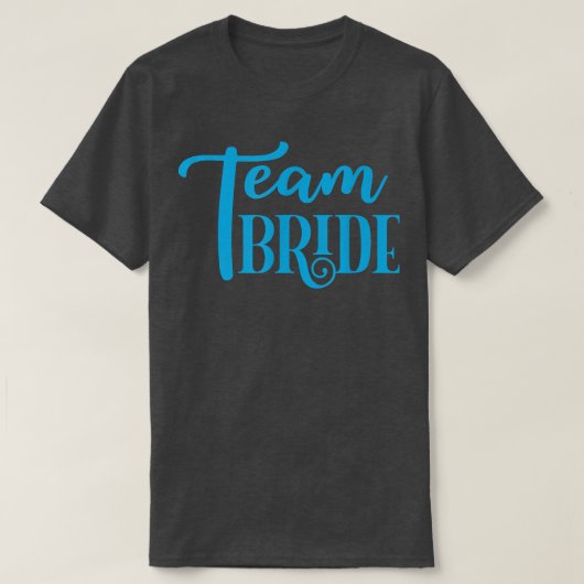 Funny Bridesmaid Bride Bachelorette Party Team Bri T-Shirt (Design vorne)