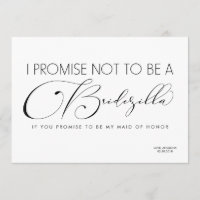 Funny Bridesmaid / Trauzeugin BRIDEZILLA