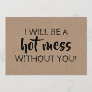 Funny Bridesmaid / Trauzeugin Vorschlag Einladung