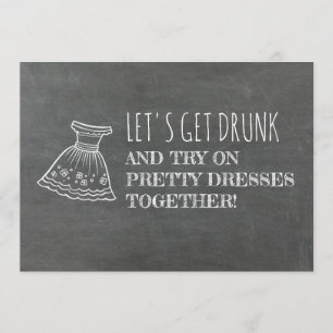 Funny Bridesmaid / Trauzeugin Vorschlag Einladung