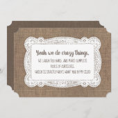 Funny Bridesmaid / Trauzeugin Vorschlag Einladung (Vorne/Hinten)