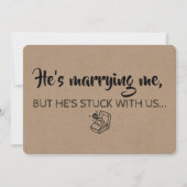 Funny Bridesmaid / Vorschlag für eine Trauzeugin Einladung (Vorderseite)