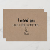 Funny Bridesmaid / Vorschlag für eine Trauzeugin Einladung (Vorne/Hinten)