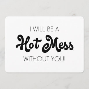 Funny Bridesmaid / Vorschlag für eine Trauzeugin Einladung