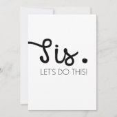 Funny Bridesmaid / Vorschlag für eine Trauzeugin Einladung (Vorderseite)