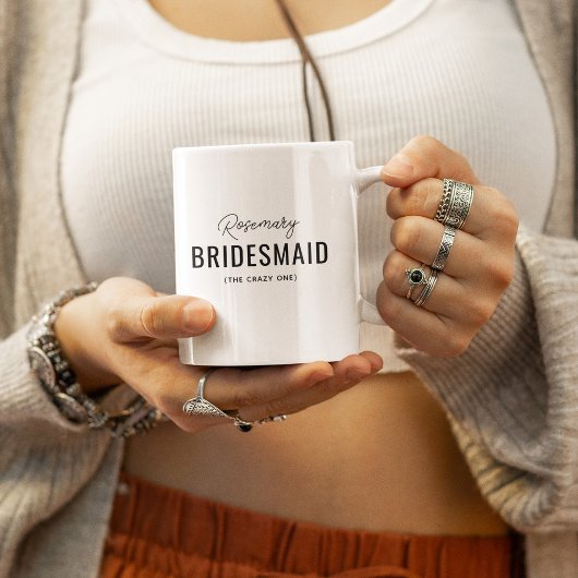 Funny Bridesmaid Vorschlag Name Kaffeetasse