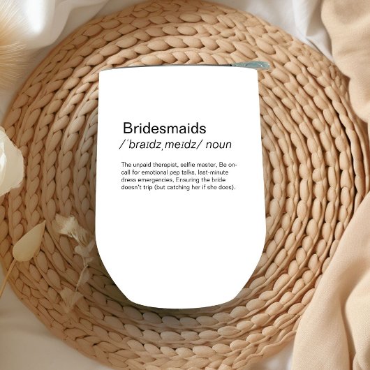 Funny Bridesmaids Definition bridesmaids Vorschlag