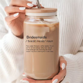 Funny Bridesmaids Definition bridesmaids Vorschlag Dosenglas
