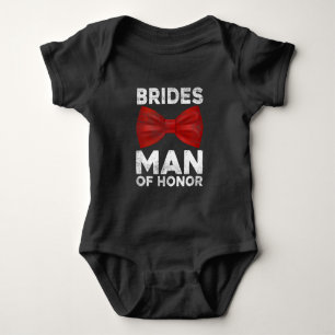 Funny Bridesman Hochzeit Brautparty Zitat Baby Strampler